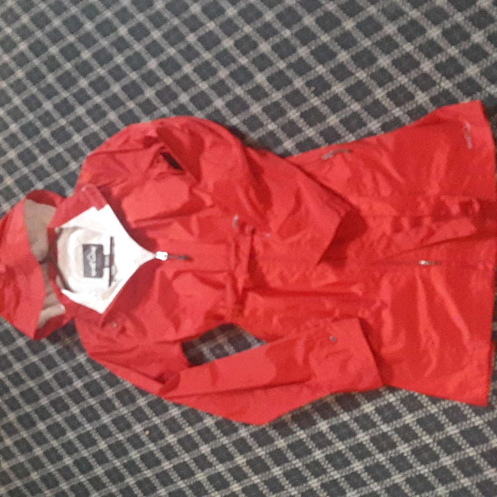 Eddie Baur Red Raincoat